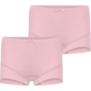 RJ Bodywear - Pure Color 2-pack Meisjes Short Roze - maat 134/140 - Roze