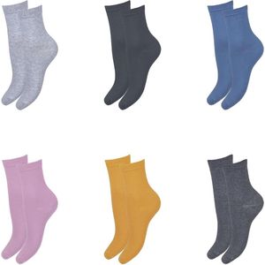 Katoenen Sok voor Dames en Heren - Zachte, Ademend, Elegante en Naadloze Enkelsokken, Ideaal voor Kantoor en Vrije Tijd