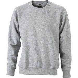James and Nicholson Uniseks werkkleding Sweatshirt (Heide Grijs)