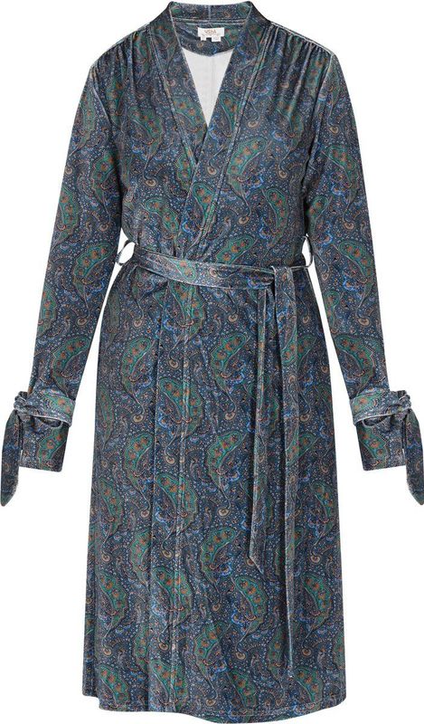 usha FESTIVAL Kimono  blauw / opaal / cyaan blauw / karamel