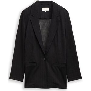 Tom Tailor Loose fit blazer met glittereffect