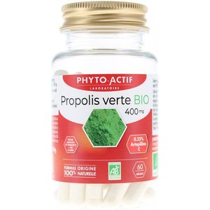 Phyto-Actif Groene Propolis 400 mg Bio 60 Capsules
