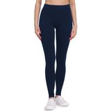 Bellivalini Dames Lange Legging van Viscose BLV50-147 (Dunkelblau, XS)
