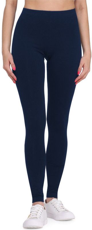 Bellivalini Dames Lange Legging van Viscose BLV50-147 (Dunkelblau, XS)