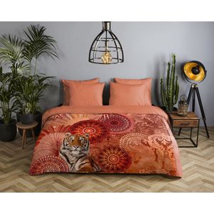 Dekbedovertrek - Wit - Katoen - Enkelzijdig Bedrukt