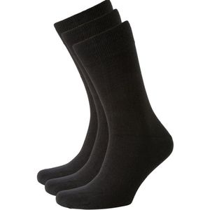 Marco Rossi Heren Alpaca Thermosokken - Alpaca - Thermo - 3 Paar - Zwart - Alpacawol - Warme Sokken - Huissokken - Thermosokken - Wintersokken - Maat 43-46