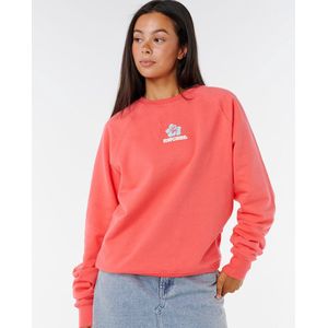 Rip Curl Luxe Surf Raglan Relaxed Crew - Watermelon