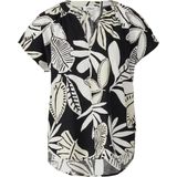 s.Oliver - Blouse - Zwart/Wit - Blouseshirt - Kwartmouw