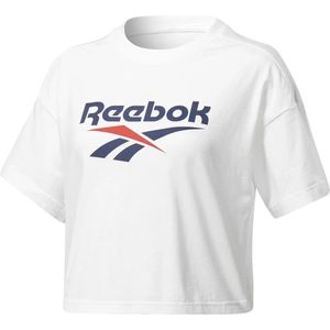 Reebok Cl V Crop Tee T-shirt Vrouw Witte L