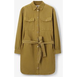 Sissy-Boy - Midi Jurk - Lichtgroen - Met Ceintuur