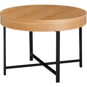 Hooper salontafel met opbergruimte bruin 89 5 x 55 5 cm - meubels outlet |  | beslist.nl
