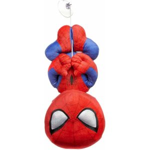 Marvel - Spiderman - Knuffel - Spider-Man Pluche - Hanging Action + Zuignap - 30 cm