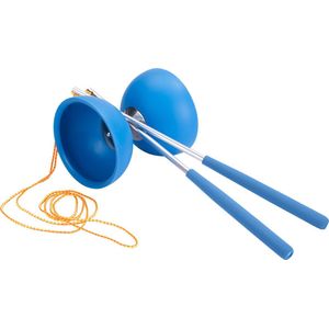 Diabolo Blauw Rubber Aluminium Stokken - Geschikt voor Kinderen vanaf 4 jaar - Inclusief Instructies