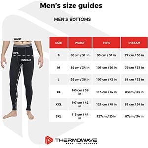 Heren 3-in-1 Merino Ondergoed - Lange Thermische Onderbroek - Extra Warm en Vochtregulerend - Sneldrogend