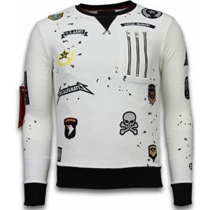 Exclusief Embroidery - Sweater Patches - Wit