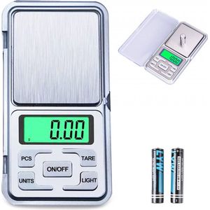 Elektronische sieradenweegschaal 500 / 0,01 g Lcd