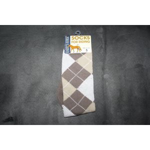 Harry's Horse paardrijsokken - Walnut/Beige/Offwhite - 31/34