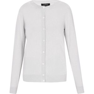 usha - Classic Look - Cardigan - Fitted - Met Ronde Hals - Lange Mouwen