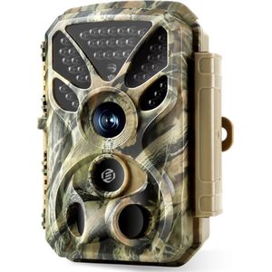Equivera Wildcamera met Nachtzicht - Wildcamera - Wildcamera voor Buiten - Jachtcamera - Bewegingssensor - Nachtzicht