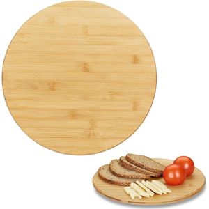 MONOO Bamboe Draaitafel – 50 cm – Luxe Draaiplateau voor Kaas, Worst en Hapjes