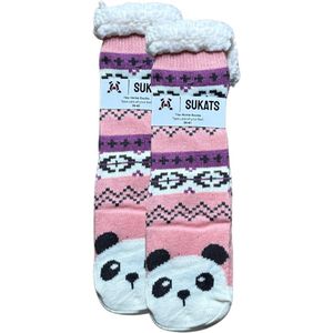 BLACK FRIDAY - Sukats® Huissokken - Homesocks - Maat 36-41 - Dames Huissokken - Antislip Sokken - Fluffy Sokken - Slofsokken - Variant 131 - Meerdere Maten en Varianten - Verwarmde Sokken