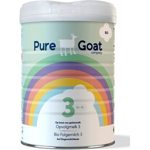 Pure Goat Company - Opvolgmelk 3 - Biologische flesvoeding op basis van volle geitenmelk - 800 gram