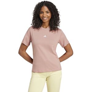Adidas - Essentials - T-shirt - Roze - Katoen - Korte Mouwen