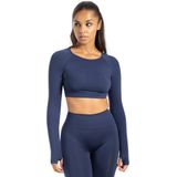 Smilodox - Linnea - Longsleeve - Dames - Extra Lange Mouwen - Geplooide Tailleband