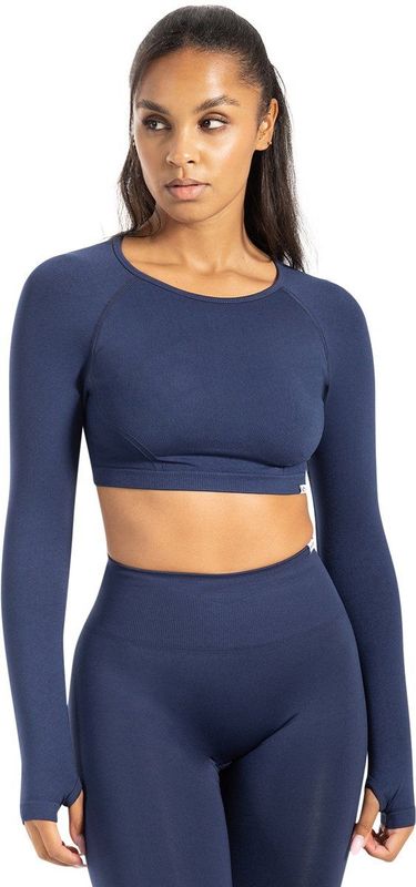 Smilodox - Linnea - Longsleeve - Dames - Extra Lange Mouwen - Geplooide Tailleband