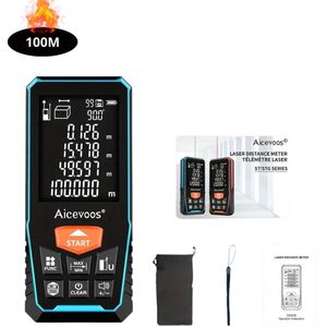 Livano Laserafstandsmeter - Laser - Afstandsmeter - Afstandmeter - Rangefinder - Digitale Meetlint - Precisiegereedschap - 100 Meter