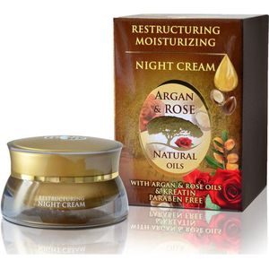 Nachtcrème Argan & Rose 40 ml | Bulfresh Cosmetics