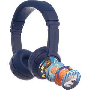 Draadloze Bluetooth-hoofdtelefoon voor kinderen met volumebegrenzing, oorkussens, opvouwbaar en 20 uur batterijduur