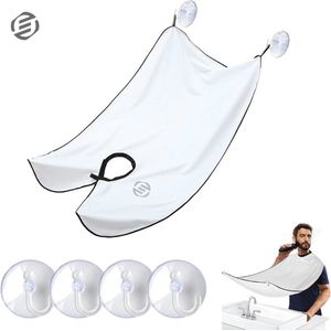 Baardschort - Baard Schort - Beard Cape - Baardcape - Baard Cape - Kappersmantel - Scheren - Shaving - Trimming - Baardverzorging - Baardaccessoires