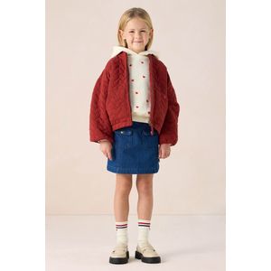 Sissy-Boy - Donkerblauwe Denim Rok - Hoge Taille - Korte Lengte