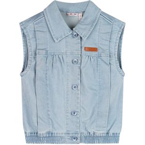 NoNo zomer gilet meisjes - denim blauw - Dock