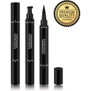 HANDAIYAN® | Eyeliner met wing stempel | Zwarte oog Stempel | 2 in 1 eyeliner | Eyeliner Tool | Wing Eyeliner | Wing Stamp
