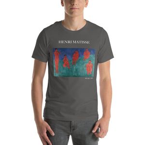 Famous Piece - Kunst T-shirt - Henri Matisse 'Music' - Unisex - Grijs - S