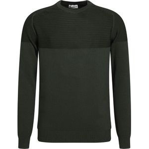 Gabbiano Trui Dunne Knit Trui Met Ronde Hals 613758 545 Leaf Green Mannen Maat - S