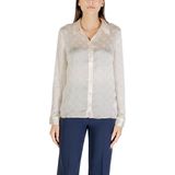 Guess - Classic Long Sleeve - Blouse - Beige - 100% Polyester
