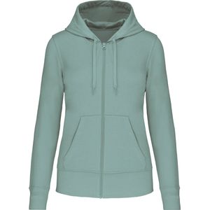 Kariban Ecologische damessweater met capuchon en ritssluiting K4031 - Sage - XS