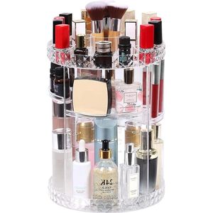 Cosmetische organizer 360° rotatie voor ijdelheid - moeiteloze toegang tot huidverzorging en make-up