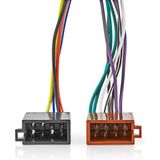 Nedis ISO-Kabel voor Autoradio - ISO-compatibiliteit: Kenwood - 0.15 m - Rond - PVC - Polybag