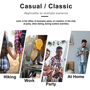 Geruite Overhemden voor Heren van Katoen - Casual Flanellen Shirts voor Herfst en Winter