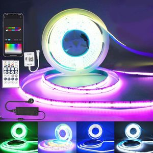 10 Meter RGB+IC LED Strip - Dimbare Kleurverlichting voor Google Home en Alexa, Perfect voor Thuis en Feestelijke Ambient Verlichting