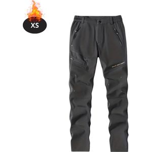 Nivard Skibroek - Skipak - Snowboard Broek - Winterbroek - Sneeuwbroek - Heren - Wintersport - Donkergrijs - Maat XS
