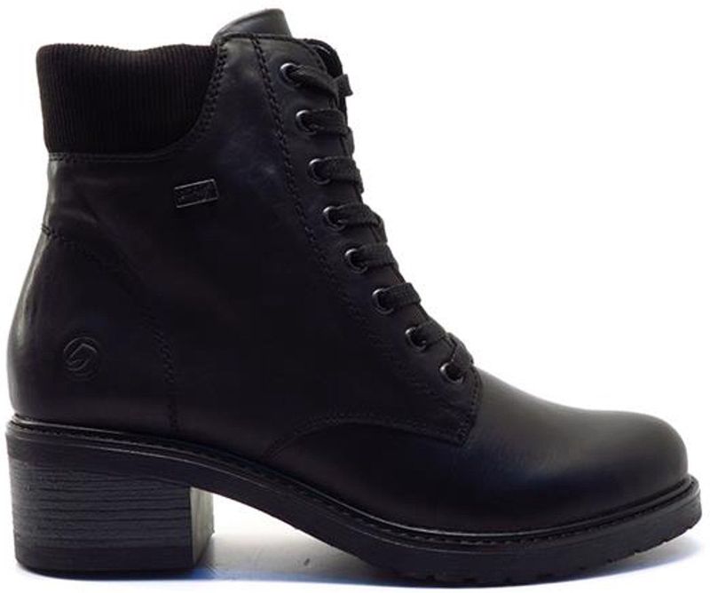 Remonte - Veterlaarsjes - Zwart - Demping - Waterafstotend