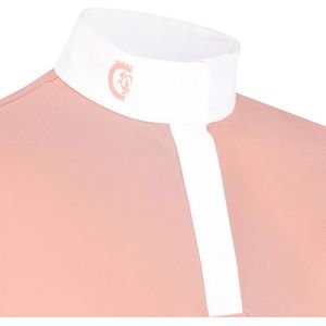 Kentucky Horsewear - Wedstrijdshirt Tokyo – Meisjes – Lange Mouw – Oud Roze – Maat 150 – Ademend & Elastisch