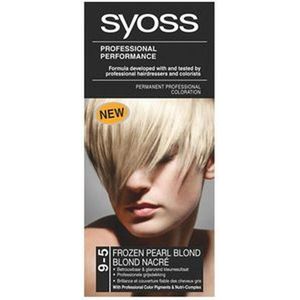 Syoss 9-5 Frozen Pearl Blond Haarverf - 3 Stuks - Voordeelverpakking