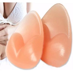 LOUZIR Bikini Push Up - Beha Pads - Bikini Pads met + 1,5 cup Extra – Beige