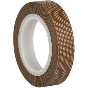 Hittebestendige Tape 300°C - PTFE Tape - 13mm breed - 0.13mm dikte - 10 meter - Bruin